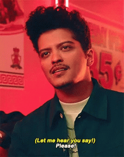 Man Says Let Me Hear You Say Please Before 50 Cents Sign GIF