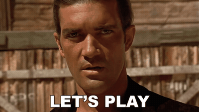 Man Says Let's Play GIF