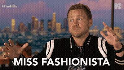 Man Says Miss Fashionista In City GIF