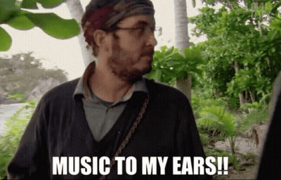 Man Says Music To My Ears In Jungle GIF