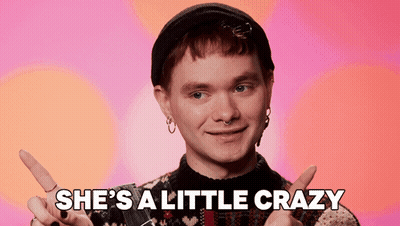 Man Says She's A Little Crazy GIF
