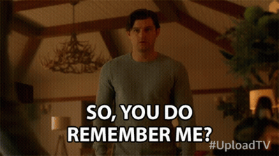 Man Says So You Do Remember Me In Front Of Chandelier GIF