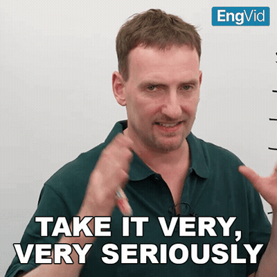 Man Says Take It Very Very Seriously In Front Of Whiteboard GIF