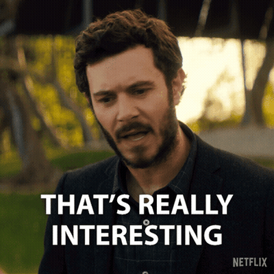 Man Says That's Really Interesting Netflix Ad GIF