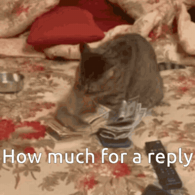 Man Says There Is No Response Painting GIF