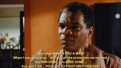 Man Says This What Makes You A Man When I Was Grown Up This Was All The Protection We Needed GIF