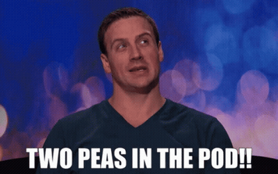 Man Says Two Peas In The Pod GIF