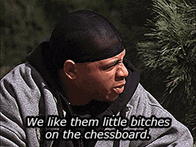 Man Says We Like Them Little Bitches On The Chess Board GIF