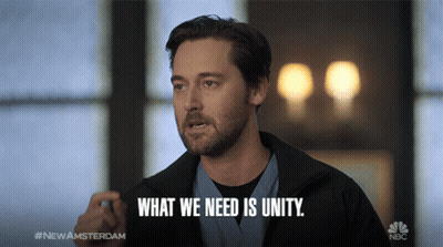 Man Says What We Need Is Unity GIF