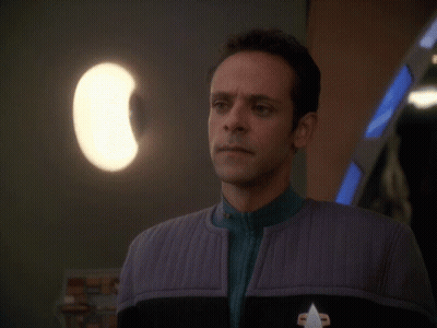 Man Says Will You Stop Saying That In Front Of Crescent Moon GIF