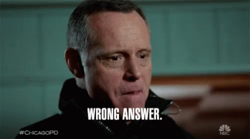 Man Says Wrong Answer In NBC Ad GIF