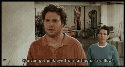 Man Says You Can Get Pink Eye From Farting On A Pillow GIF