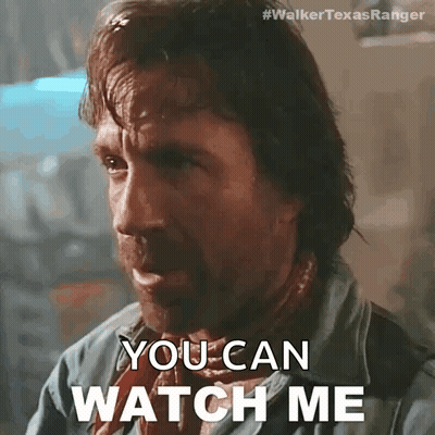 Man Says You Can Watch Me In Walker Texas Ranger Ad GIF