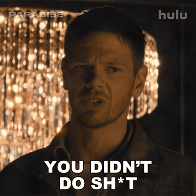 Man Says You Didnt Do Shit In Front Of Chandelier GIF