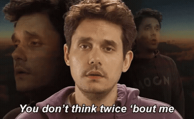 Man Says You Don't Think Twice Bout Me In Front Of Two Men GIF