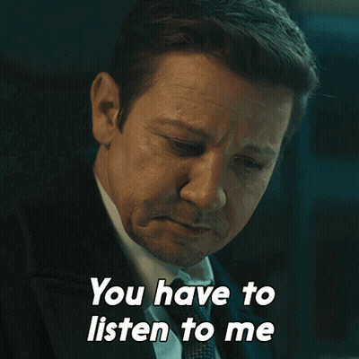 Man Says You Have To Listen To Me GIF