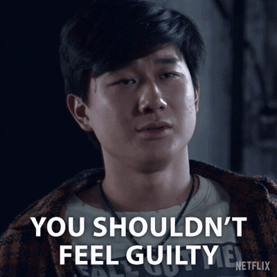 Man Says You Shouldn't Feel Guilty Netflix Ad GIF