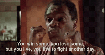 Man Says You Win Some You Lose Some But You Live GIF