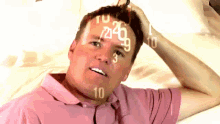 Man Scratching Head And Counting GIF