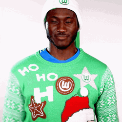 Man Scratching Head Ugly Sweater GIF