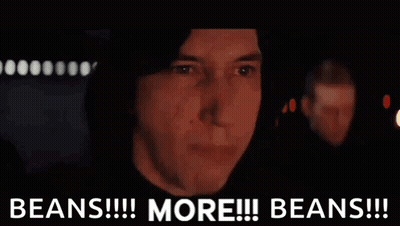 Man Screaming Beans More Beans GIF