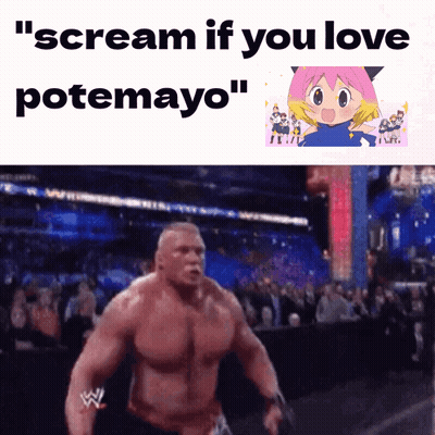 Man Screaming Do You Love Potemayo GIF