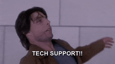 Man Screaming In Bathroom Tech Support GIF