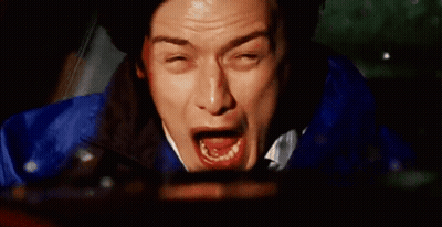 Man Screaming In Car GIF