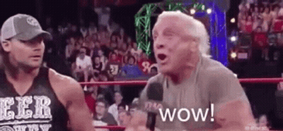 Man Screaming In Wrestling Ring GIF