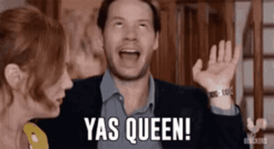 Man Screaming Next To Woman GIF