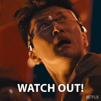 Man Screaming Watch Out GIF