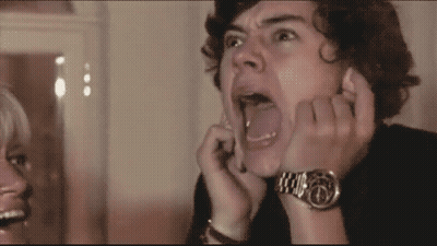 Man Screaming With Watch On Wrist GIF