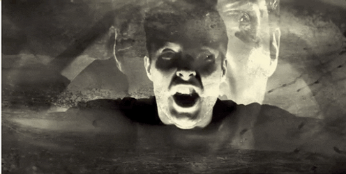 Man Screams To Get Help GIF