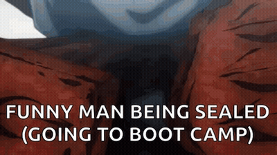Man Sealed In Boot Camp GIF