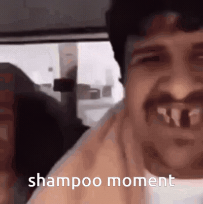 Man Shampoo Moment GIF