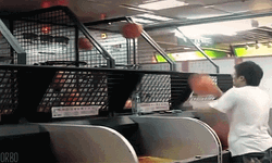 Man Sharp Shooting Ball GIF