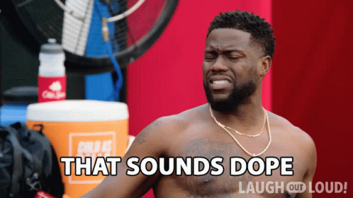 Man Shirtless Laughing With That Sounds Dope GIF