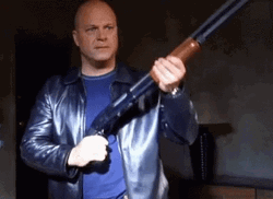 Man Shotgun Ready For Defense GIF