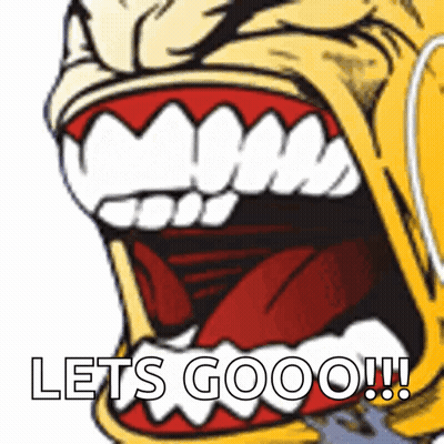 Man Shouting Lets Gooo GIF