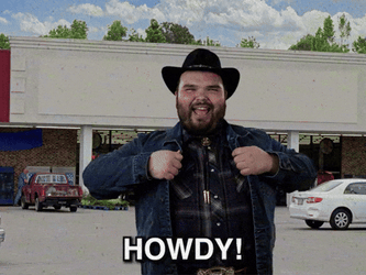 Man Shouting Uncle Howdy GIF