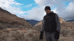 Man Showing Dog Poop On The Ground GIF