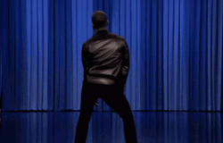 Man Shows Twerking Among Us Meme Performance GIF