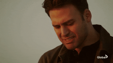 Man Silent Cries At Sunset GIF