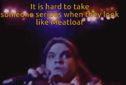 Man Sing Its Hard When Someone Looks Meatloaf GIF