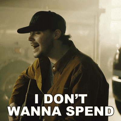 Man Singing And Playing Guitar I Don't Wanna Spend GIF