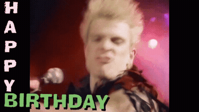 Man Singing Happy Birthday GIF
