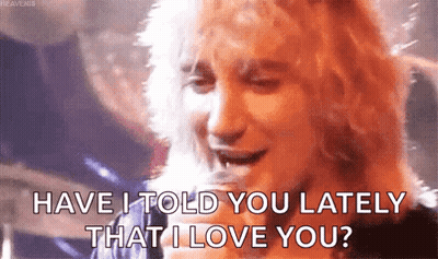 Man Singing Have I Told You Lately GIF
