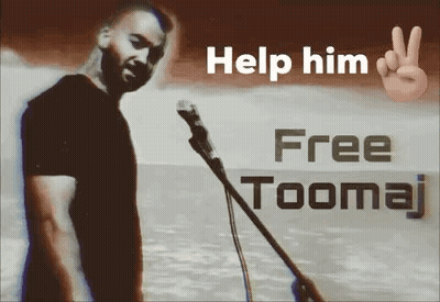 Man Singing Help Him Free Toomaj GIF