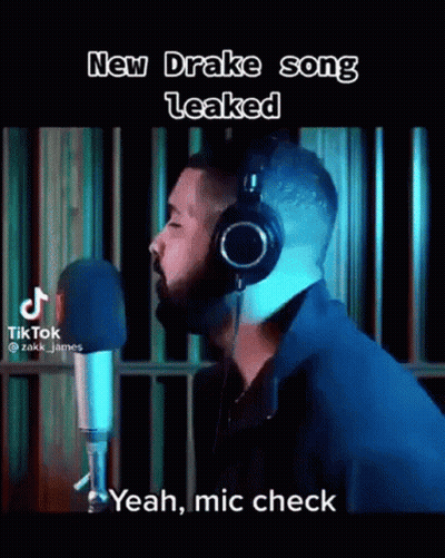 Man Singing Into Microphone GIF