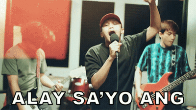 Man Singing Into Microphone Alay Sa Yo Ang GIF